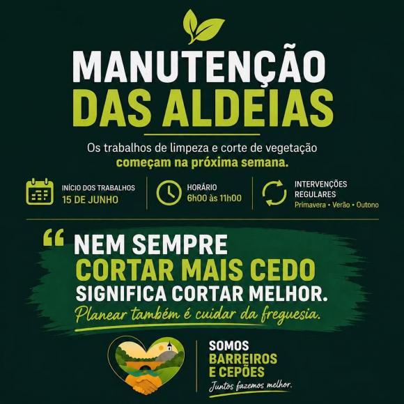 MANUTEN&Ccedil;&Atilde;O DAS ALDEIAS