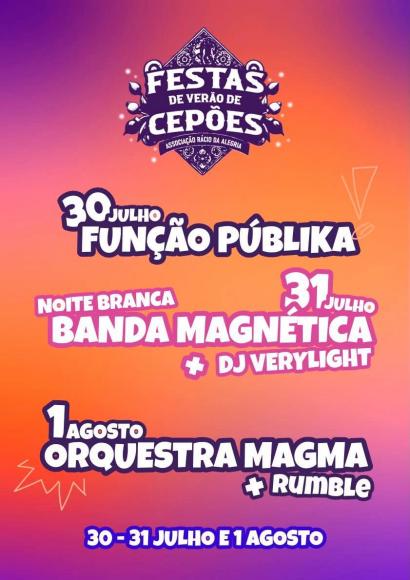 FESTAS DE VER&Atilde;O DE CEP&Otilde;ES
