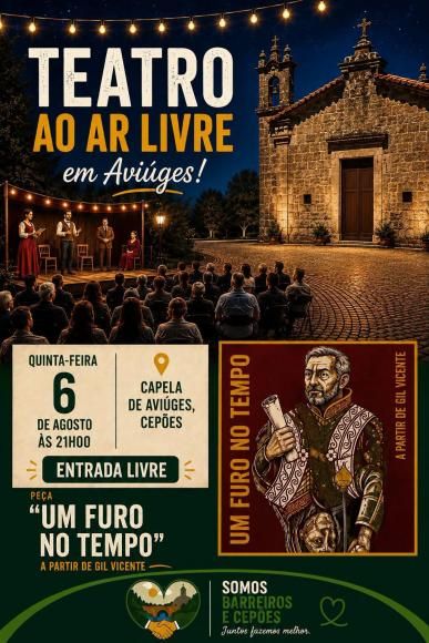 TEATRO AO AR LIVRE EM AVI&Uacute;GES