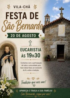 FESTA DE S&Atilde;O BERNARDO - VILA-CH&Atilde;